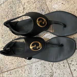 Gucci sandals with zipper